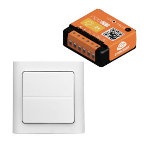 Forprogrammeret pakkeløsning til 2-kanals Impuls styring med batteriløst tryk