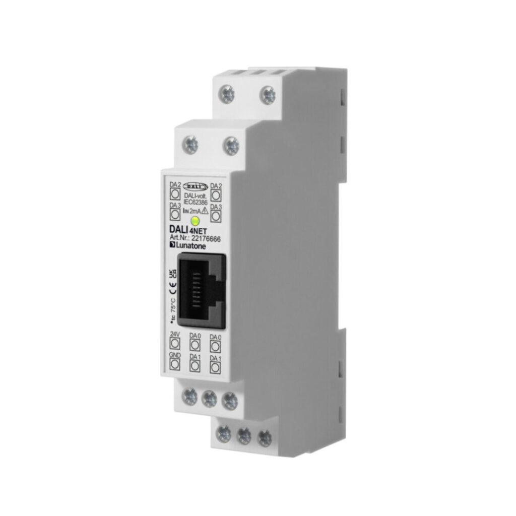 DALI 4Net Router med 4 DALI segmenter | Jumitech